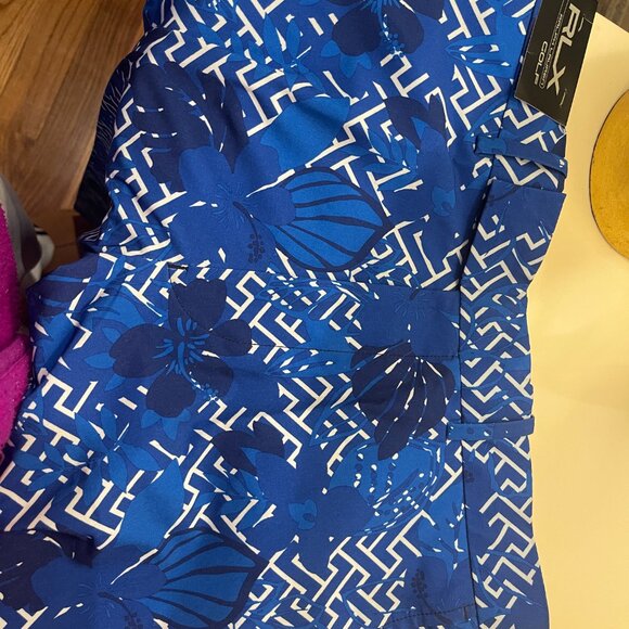 RLX Ralph Lauren Blue Geometric Men's Chinos - Picture 6 of 9